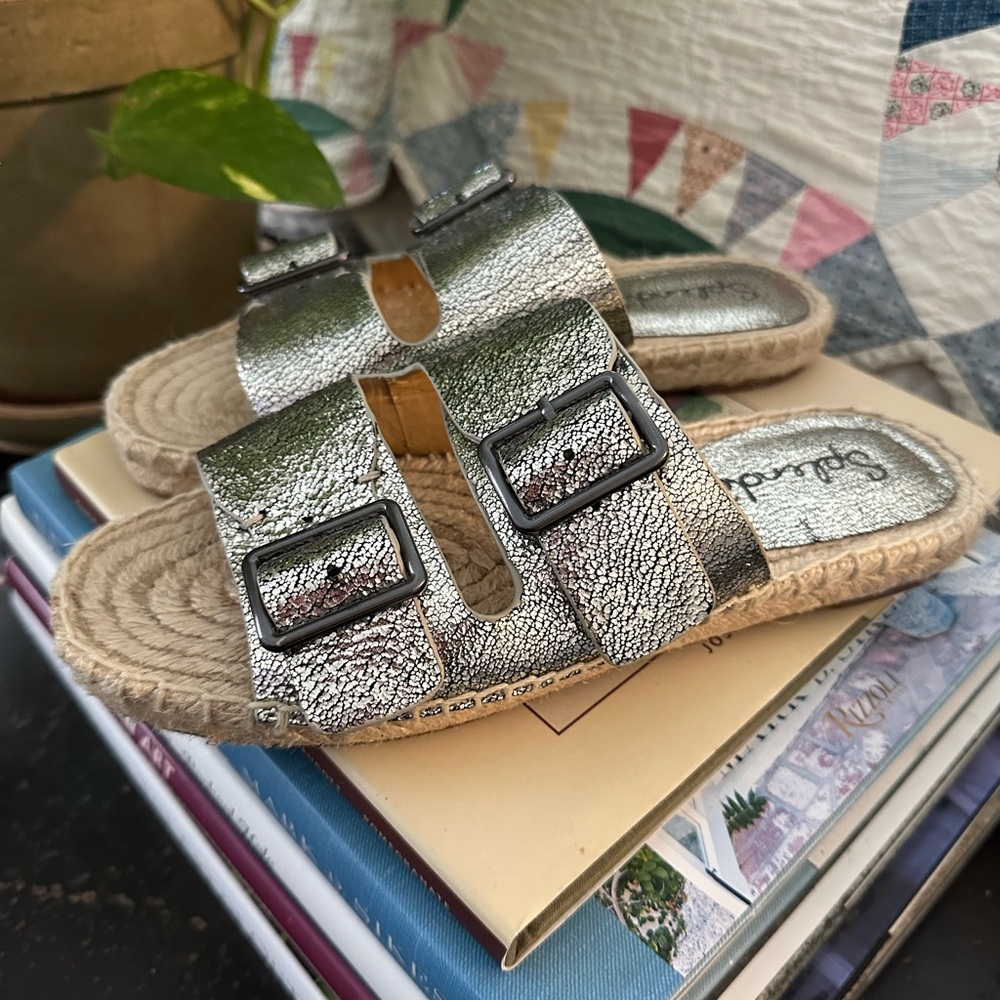 Splendid Blake buckle Espadrille Sandals size 7